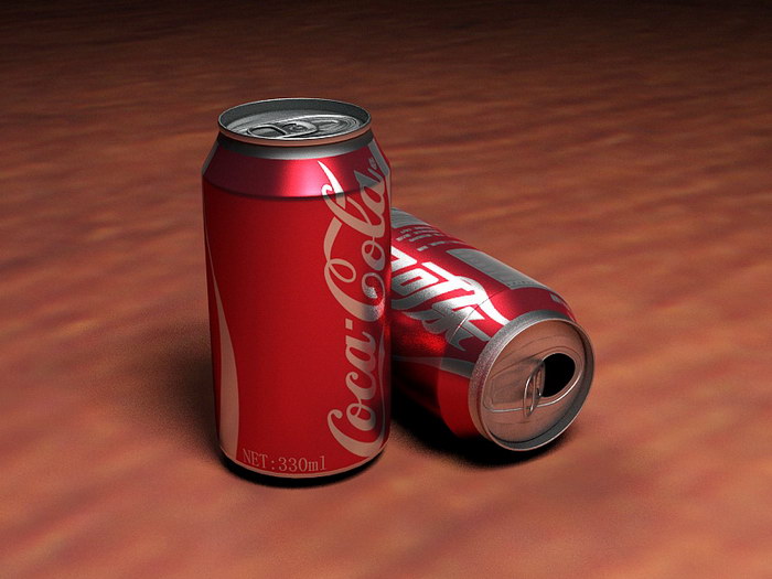 Coca-Cola Cans 3d model download — 3D model download