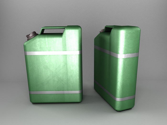 Green Gas Can 3d model download — 3D model download