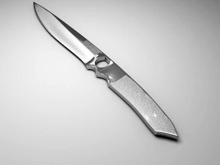 Survival Knife 3d model download — 3D model download