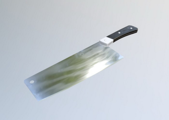 Chinese Chefs Knife 3d model download — 3D model download
