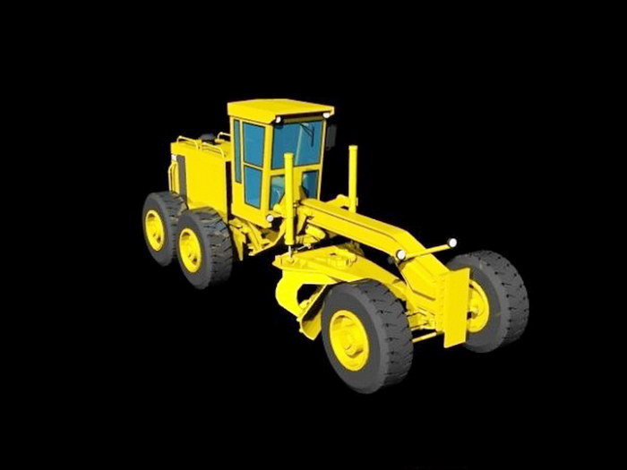 Cat 16G Grader 3d model download — 3D model download