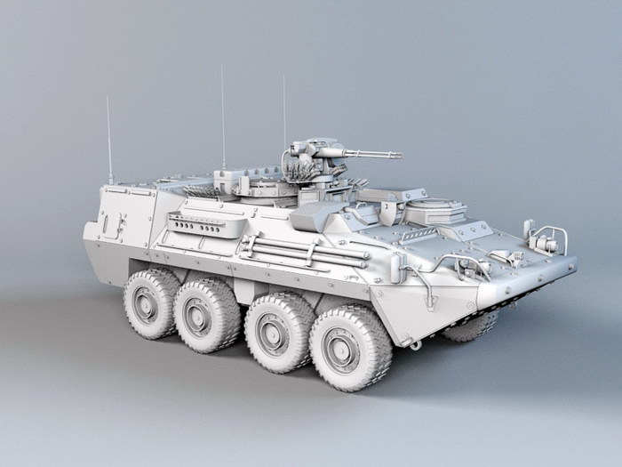 Modern APC Infantry Fighting Vehicle 3d model download — 3D model download