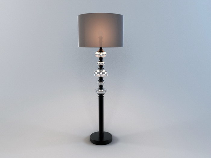 Designer Floor Lamp 3d model download — 3D model download