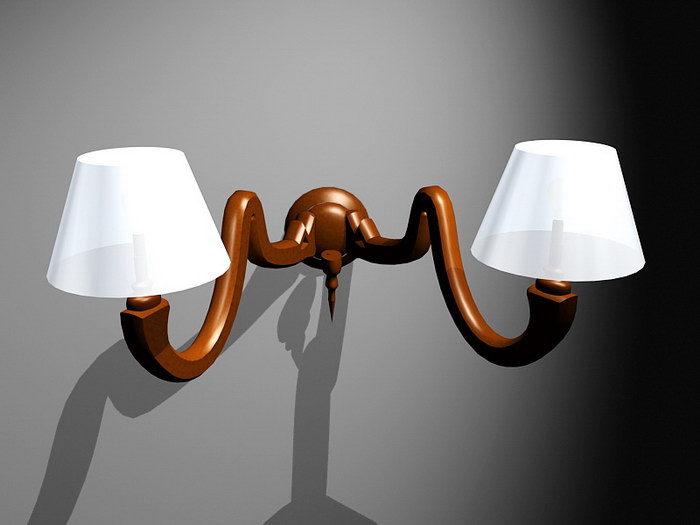 Wall Sconce Lighting 3d model download — 3D model download