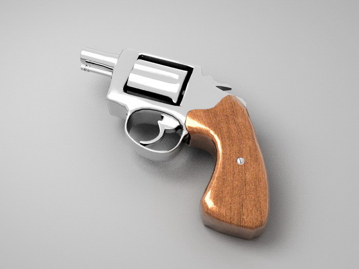 Magnum Revolver 3d model download — 3D model download