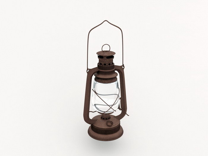 Old Kerosene Lantern 3d model download — 3D model download