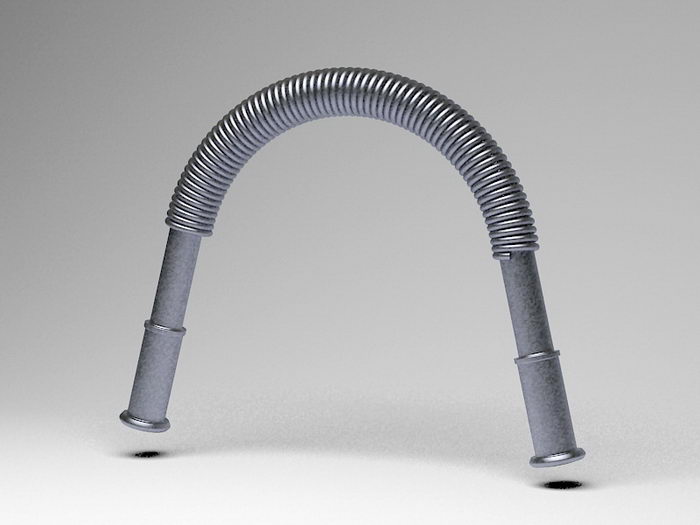 Spring Power Twister Exercise Bar 3d model download — 3D model download