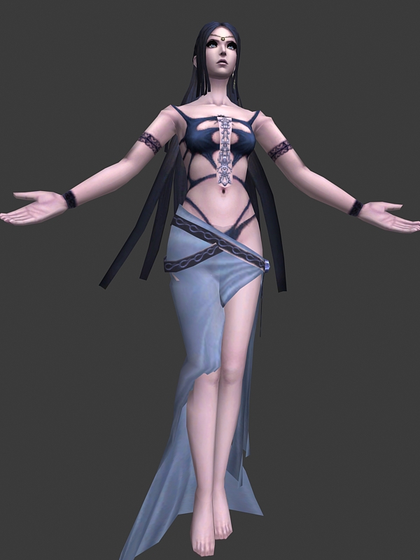 Dark Goddess Shaiya Raina 3d model download — 3D model download