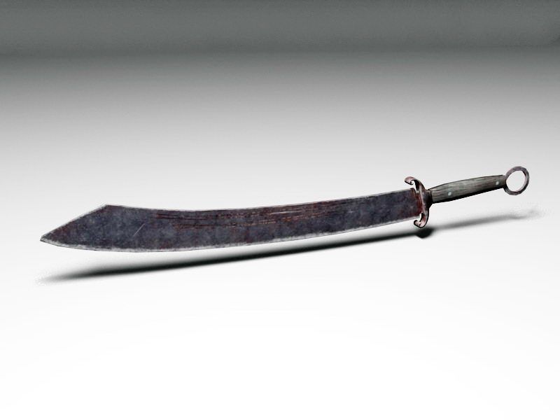 Chinese Broadsword 3d model download — 3D model download