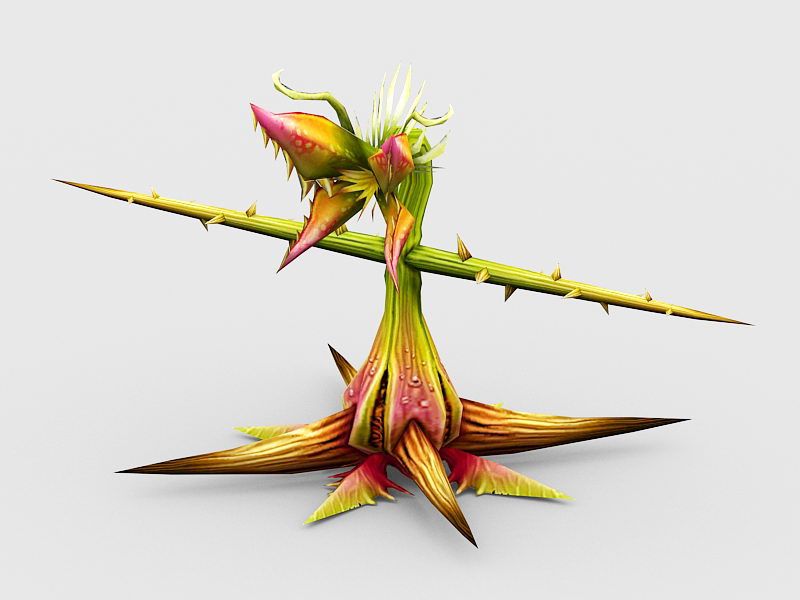 Man-Eating Plant 3d model download — 3D model download