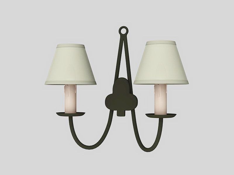 Wall Lights Sconce 3d model download — 3D model download