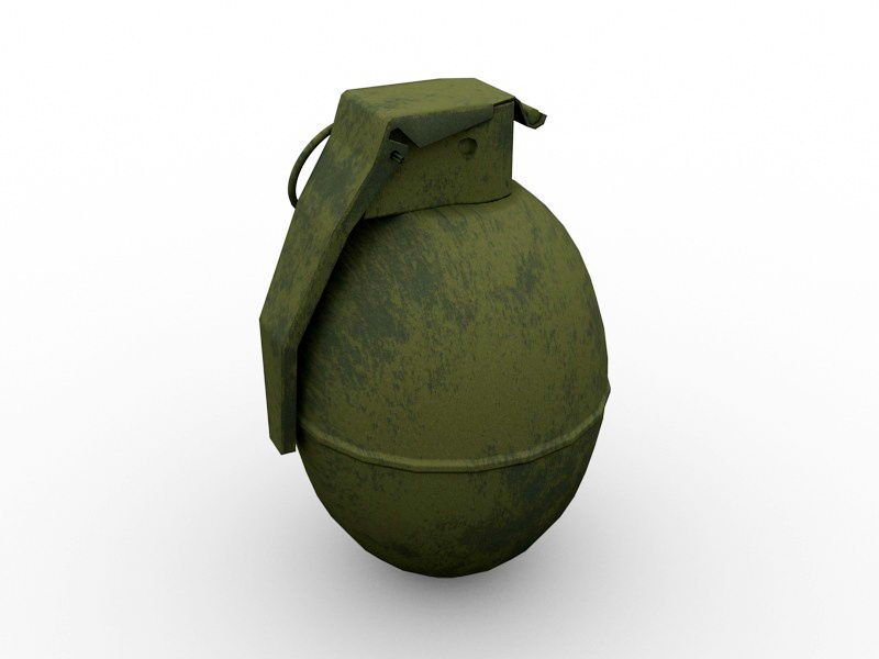 Old Grenade 3d model download — 3D model download