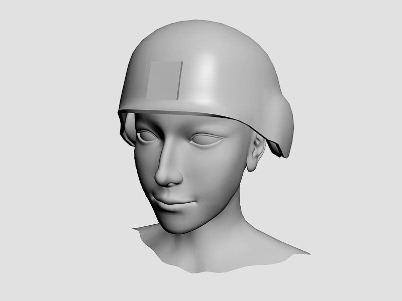 Woman Head 3d model download — 3D model download