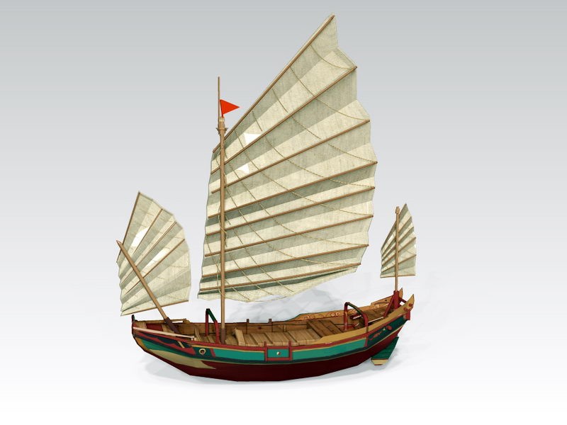 Galleon Sailing Ship 3d model download — 3D model download