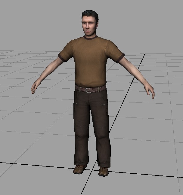 Casual Man Character 3d model download — 3D model download