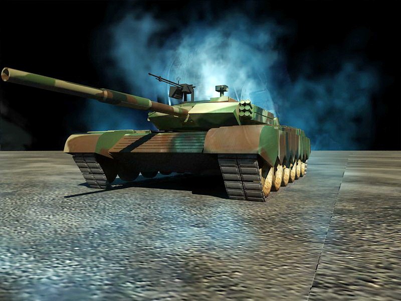 Type 99 MBT 3d model download — 3D model download