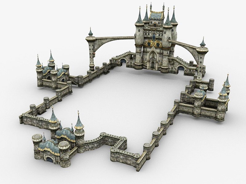 Highland Palace 3d model download — 3D model download