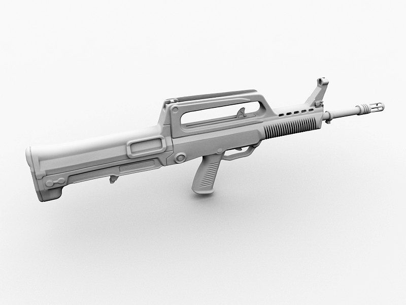 QBZ-95 Assault Rifle 3d model download — 3D model download