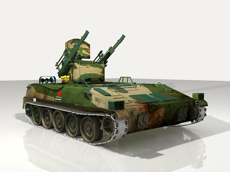 Self-propelled Gun 3d model download — 3D model download