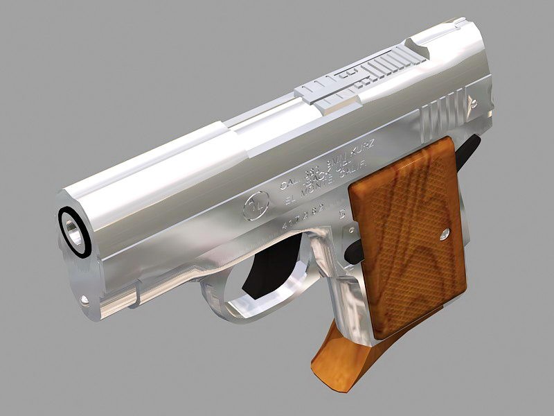 AMT Backup 380 3d model download — 3D model download