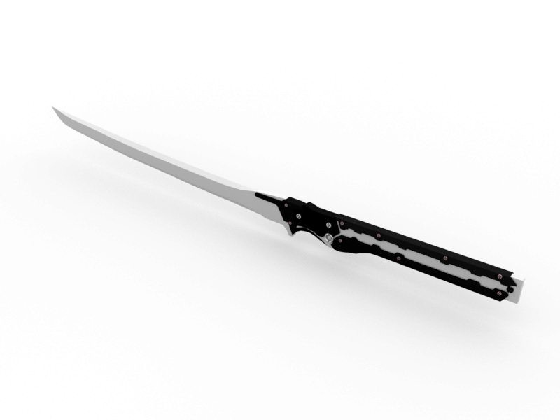 Kodachi Japanese Sword 3d model download — 3D model download