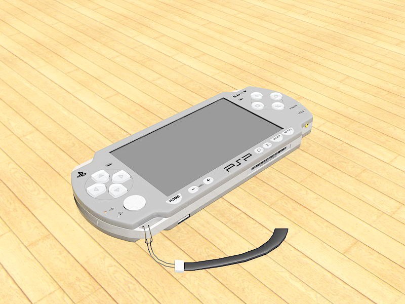 PSP-2000 Game Console 3d model download — 3D model download