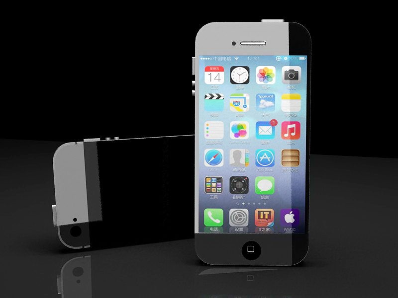 iPhone 5 Render 3d model download — 3D model download