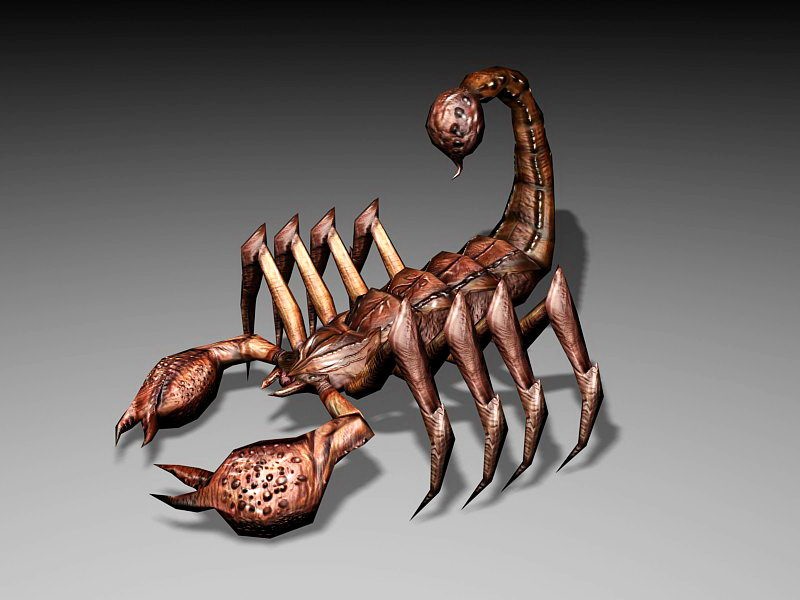 Desert Scorpion Monster 3d model download — 3D model download