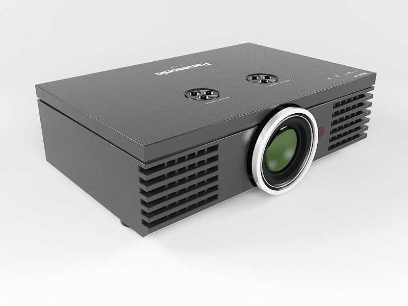 Panasonic Projector 3d model download — 3D model download