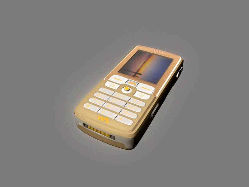 Sony Ericsson W700 3d model download — 3D model download