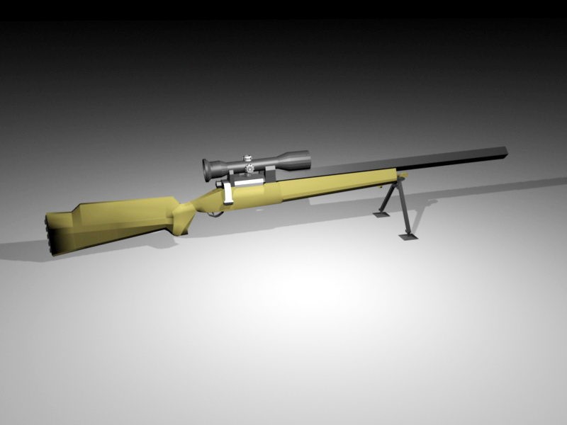 M24 Sniper Rifle 3d model download — 3D model download