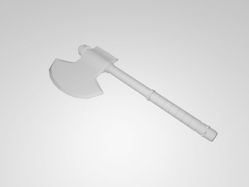 Battle Axe 3d model download — 3D model download