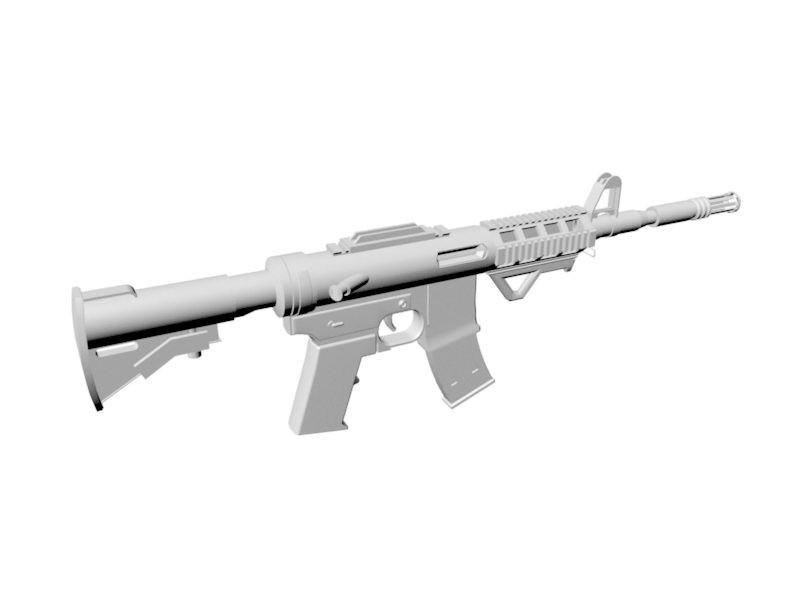 M4A1 Carbine 3d model download — 3D model download