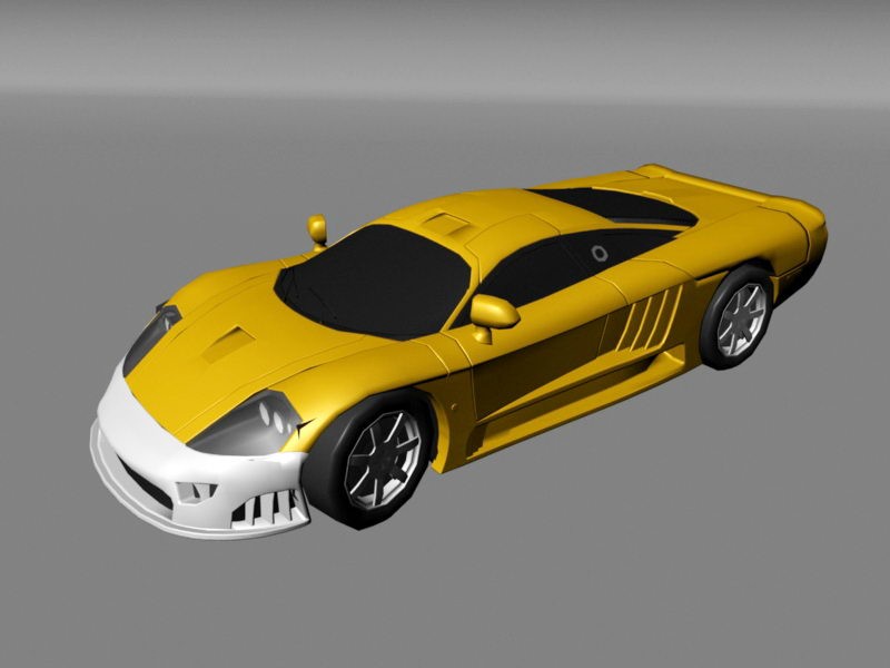 Exotic Sports Car 3d model download — 3D model download