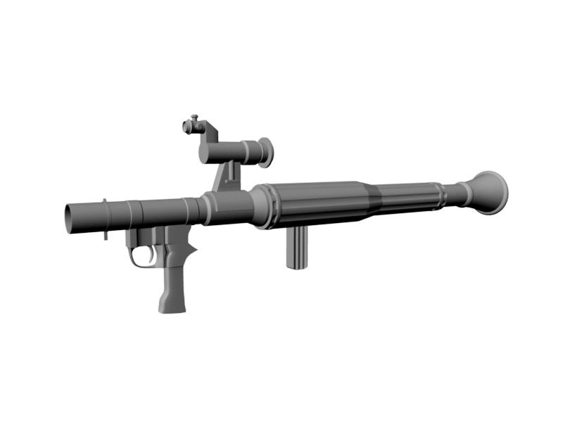 RPG-7 Launcher 3d model download — 3D model download