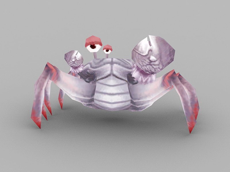 Anime Crab 3d model download — 3D model download