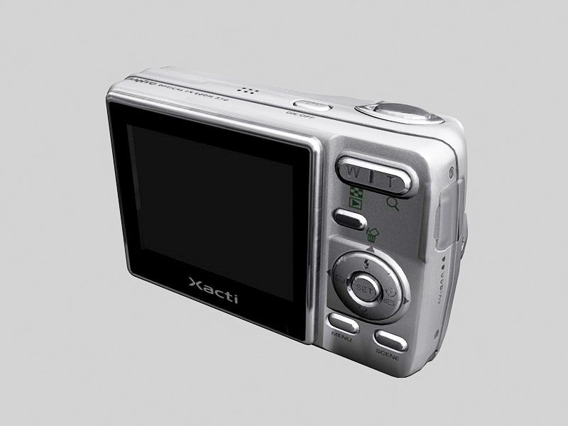 Sanyo Xacti Digital Camera 3d model download — 3D model download