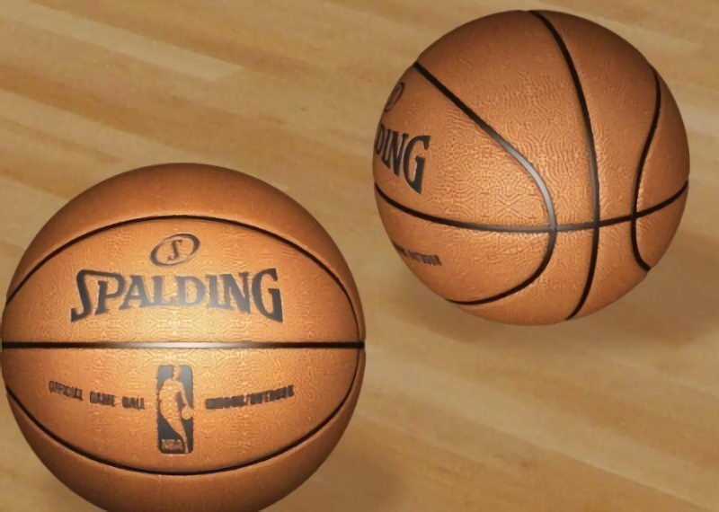 Spalding NBA Basketball 3d model download — 3D model download