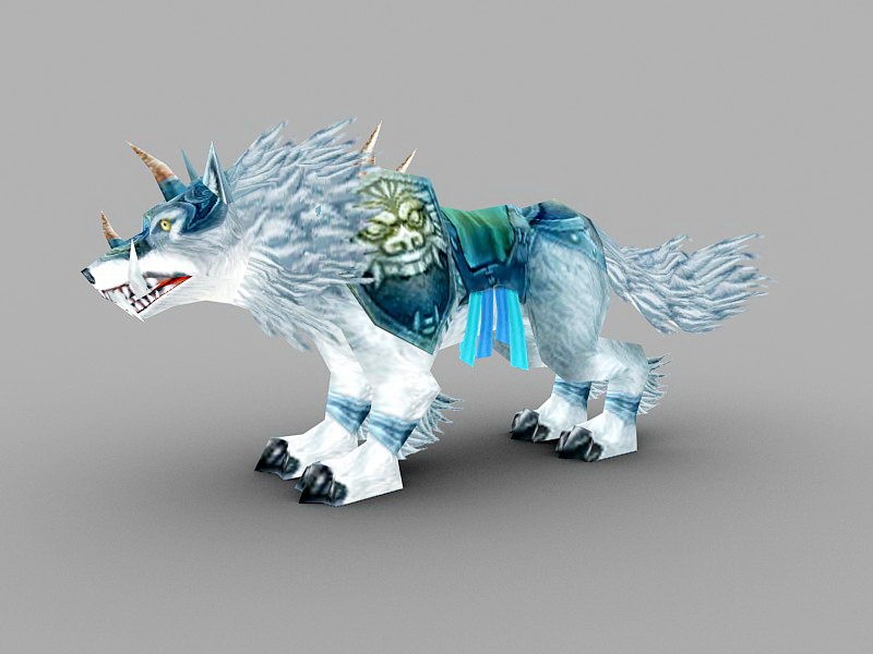 Frostwolf Mount 3d model download — 3D model download