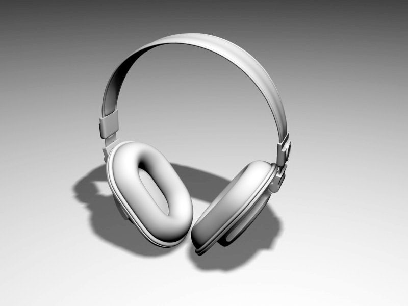 Cordless Headphones 3d model download — 3D model download