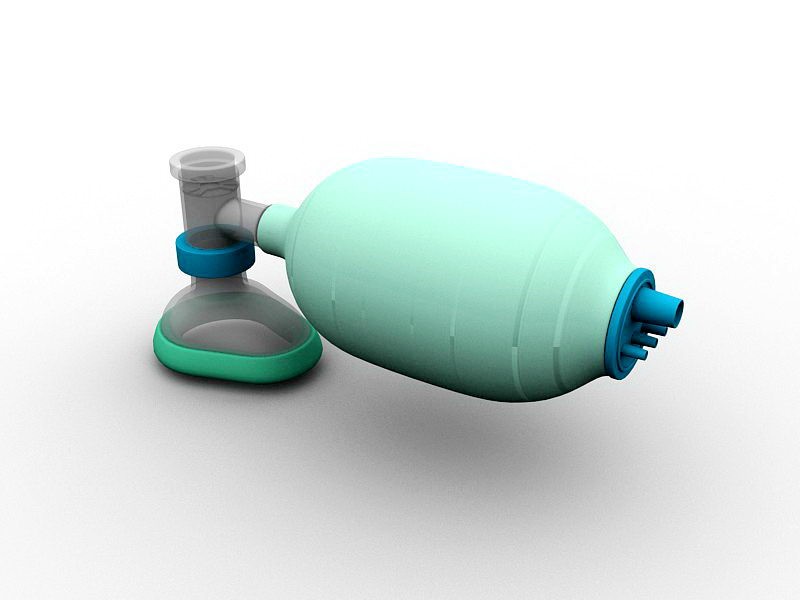 Bag Valve Mask 3d model download — 3D model download
