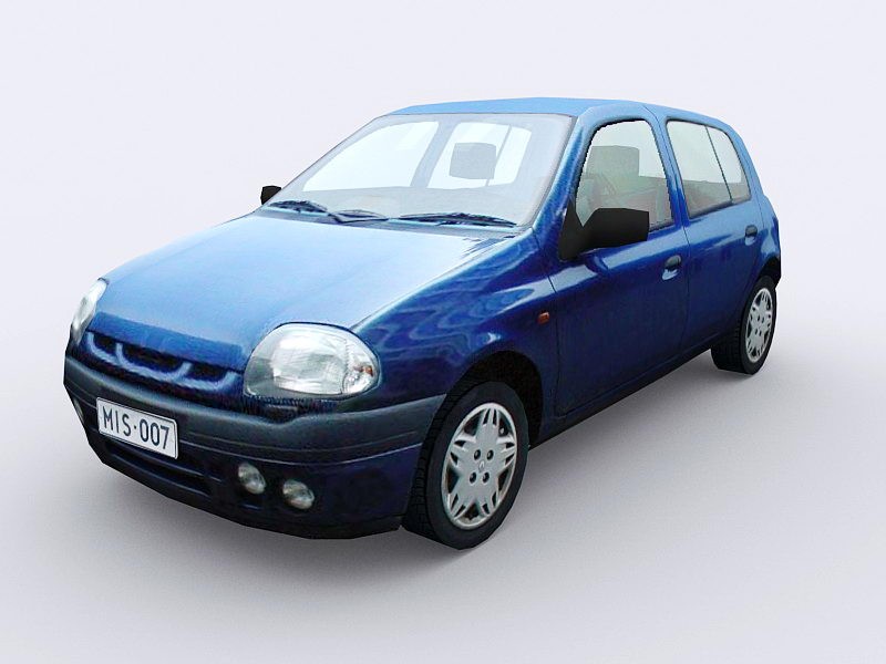 Renault Clio Car 3d model download — 3D model download