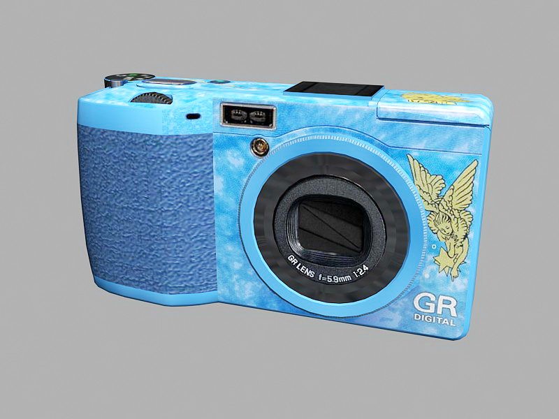 Ricoh GR Digital Camera 3d model download — 3D model download