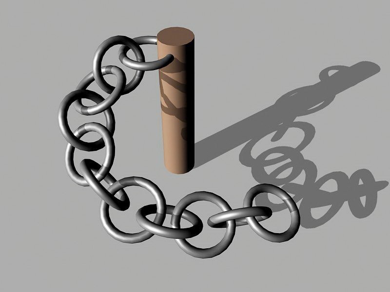 Metal Chain 3d model download — 3D model download