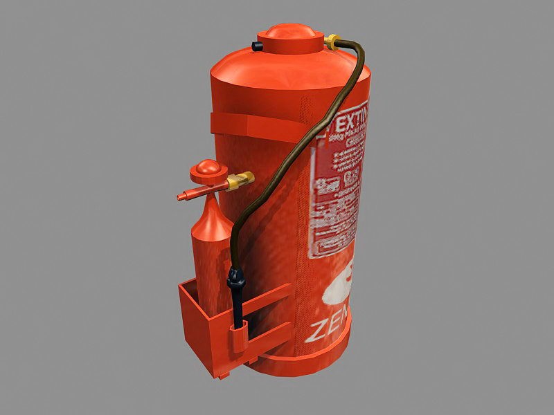 Extintor De Incendio 3d model download — 3D model download