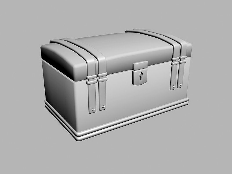 Treasure Chest Box 3d model download — 3D model download