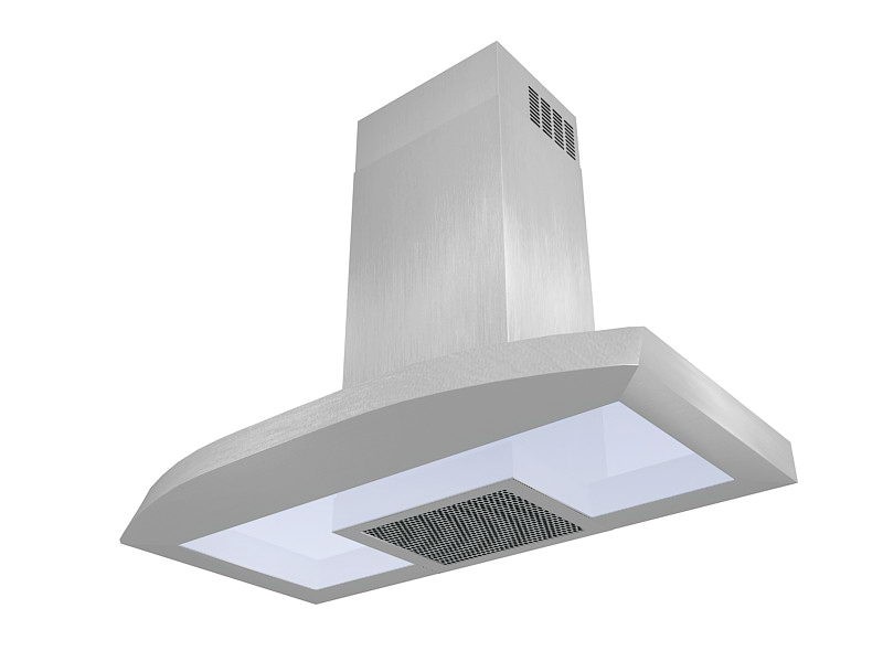 Kitchen Stove Hood 3d model download — 3D model download