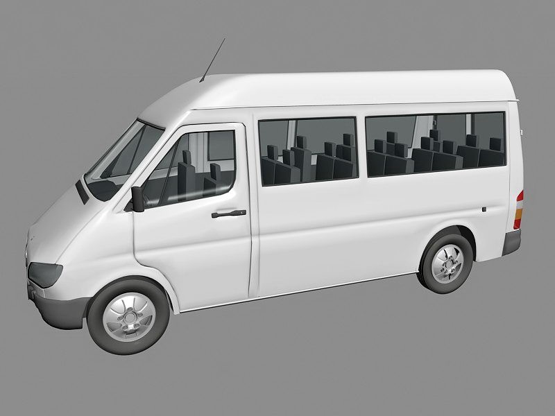 Mercedes-Benz Sprinter 3d model download — 3D model download