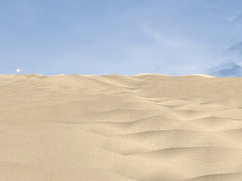 Desert Sand Dunes 3d model download — 3D model download
