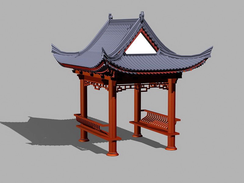 Oriental Pavilion 3d model download — 3D model download